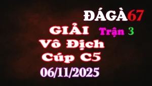 Đá Gà Giải C5: A.Toàn Tài Xỉu (0đ-đỏ) vs A. Cọp CPC (0đ-xanh)